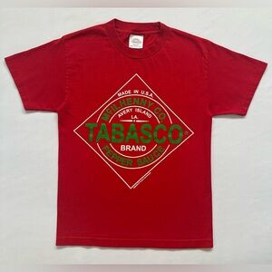 Vintage Tabasco Brand Food Graphic T Shirt
